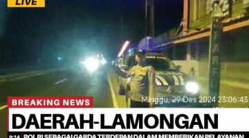 Polri Sebagai garda terdepan dalam memberikan pelayanan keamanan Diantaranya! Patroli blue light antisipasi guantibmas 3C.